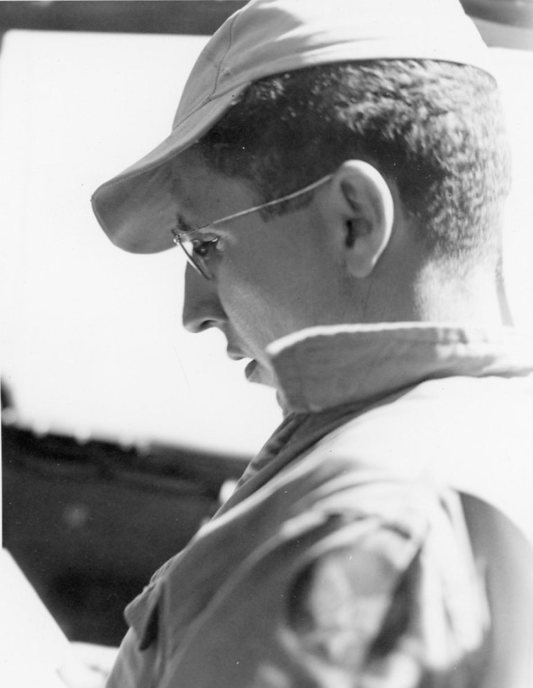 W R Allen photograph of ww2 service man